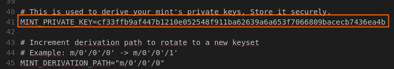 Variable MINT_PRIVATE_KEY