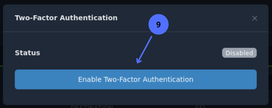 Enable 2FA