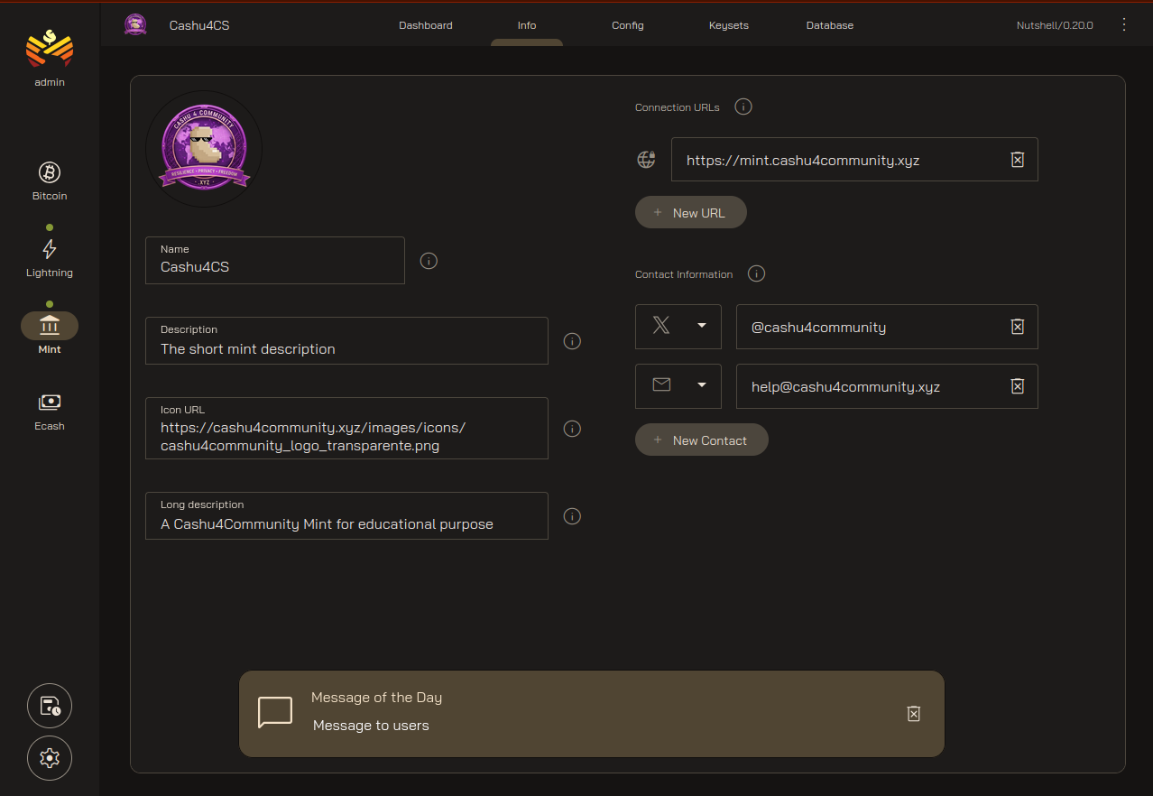 Orchard Info Section