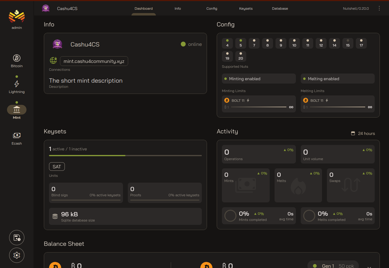 Orchard Mint Dashboard